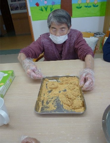 わらびもち作り2